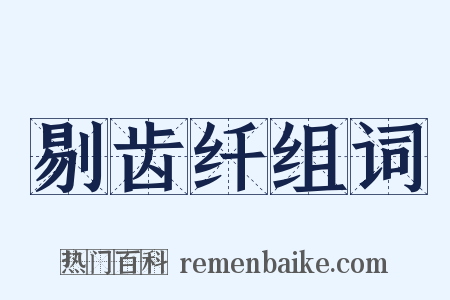 剔齿纤组词是什么意思的图片